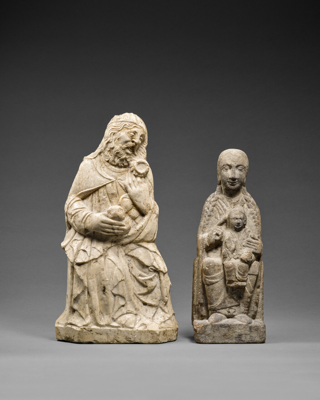 View full screen - View 1 of Lot 5. Seated Saint.