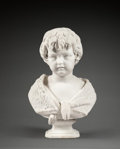 View full screen - View 1 of Lot 405. Bust of a boy.