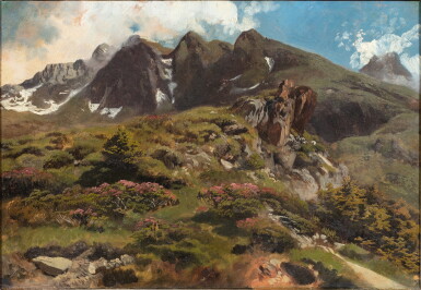View full screen - View 1 of Lot 156. Alpine Roses | Roses des Alpes.