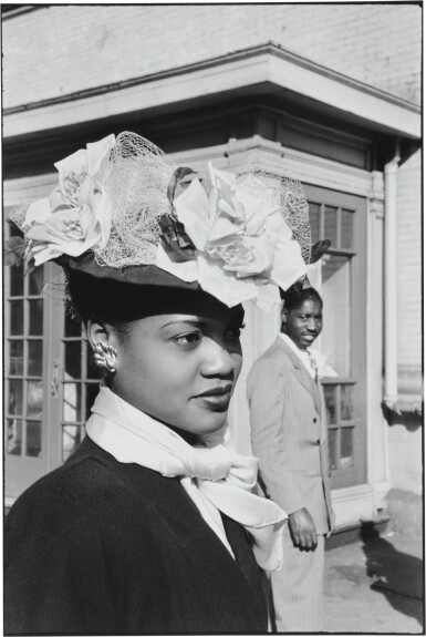 View full screen - View 1 of Lot 97. HENRI CARTIER-BRESSON | EASTER SUNDAY IN HARLEM, NEW YORK.