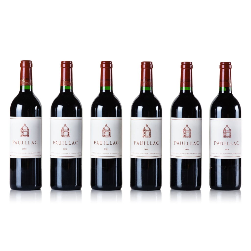 View full screen - View 1 of Lot 37. Pauillac de Latour 2001 (12 BT).