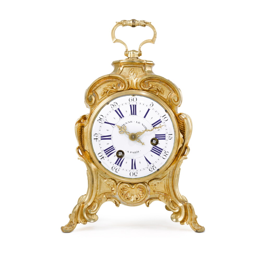 全萤幕检视 - 查看100Louis XV ormolu table clock, Etienne Le Noir, Paris, circa 1748的1