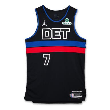 View full screen - View 1 of Lot 147. Paul Reed Detroit Pistons 2024-2025 Game Issued Statement Edition Jersey .