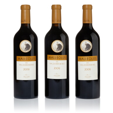 View full screen - View 1 of Lot 389. Malleolus de Valderramiro 2009 Emilio Moro (6 BT).