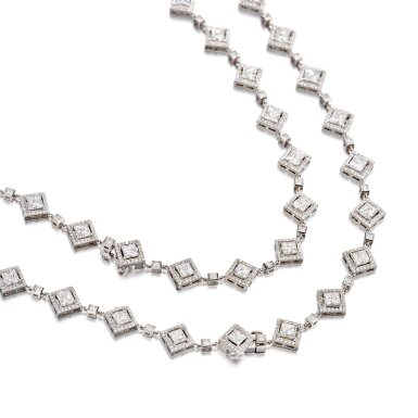 View full screen - View 1 of Lot 2725. Three Diamond Bracelets | 鑽石 手鏈一組三件.