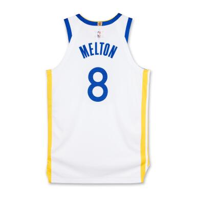 View full screen - View 1 of Lot 45. De’Anthony Melton ‘Christmas Day’ Golden State Warrior 2025-2026 Game Worn Association Edition Jersey .