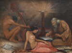 Untitled (Tagore and his muse)