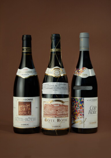 View full screen - View 1 of Lot 607. Côte Rôtie, La Mouline 2003 Guigal (6 BT).