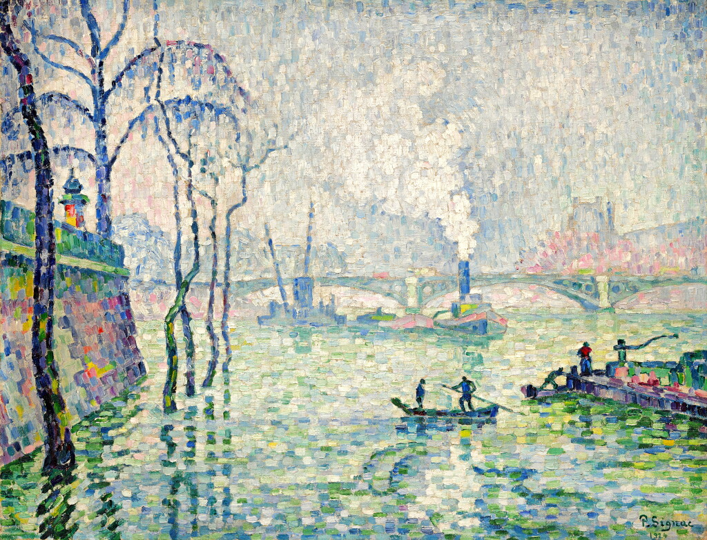 全螢幕檢視 - 查看7Les Inondations. Paris (La Seine et le Pont des Arts)的1