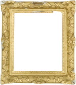 A Louis XIV carved giltwood frame