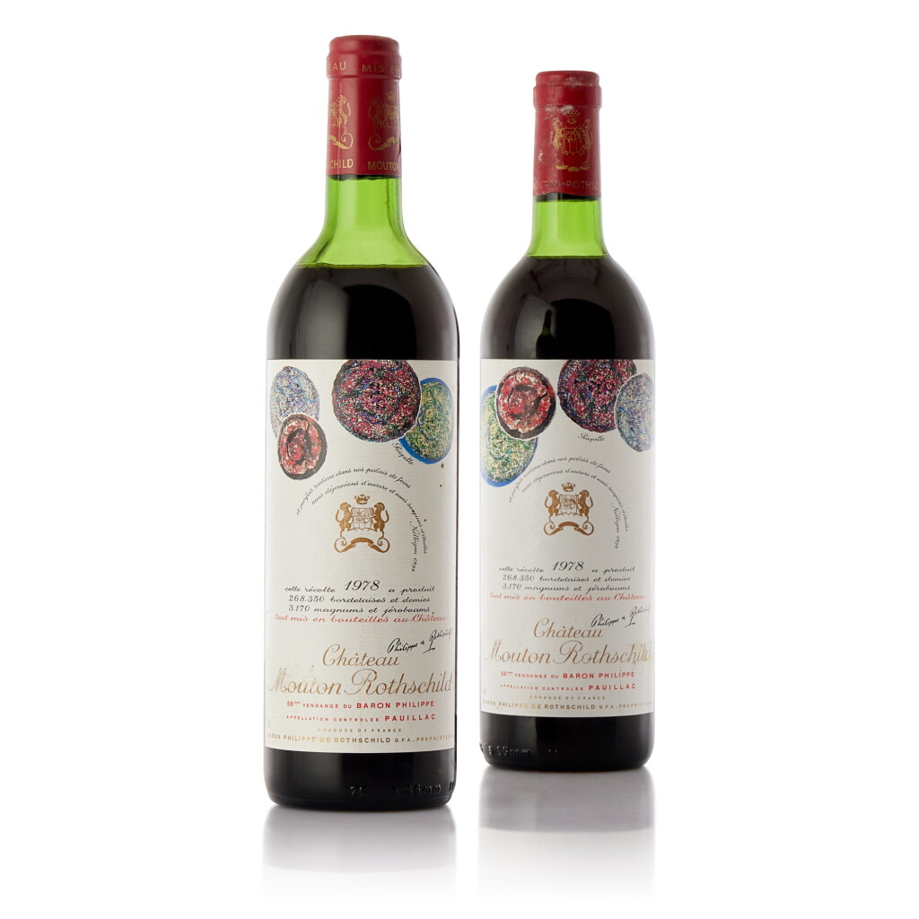 View full screen - View 1 of Lot 6278. Château Mouton Rothschild 1978 (2 BT).