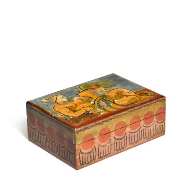 View full screen - View 1 of Lot 609. Painted Box with Nude .