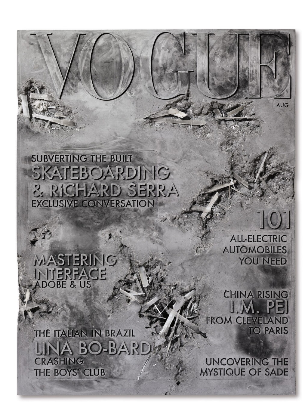View full screen - View 1 of Lot 512. DANIEL ARSHAM 丹尼爾·阿爾軒 | LARGE SCALE VOGUE MAGAZINE 大型VOGUE時尚雜志.