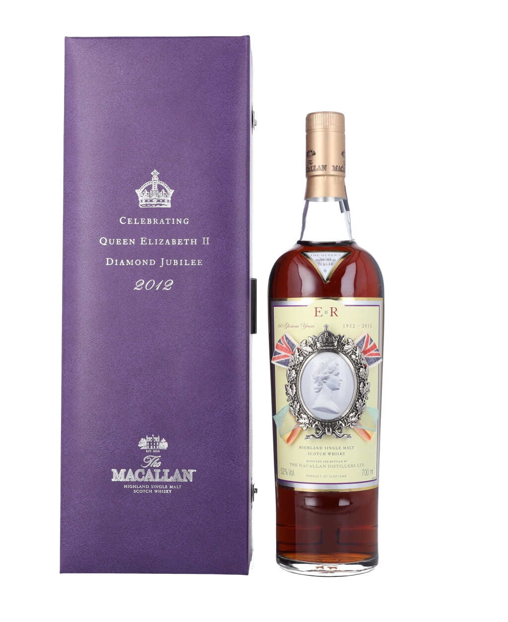 View full screen - View 1 of Lot 5023. The Macallan The Queen's Diamond Jubilee 52.0 abv NV (1 BT70).