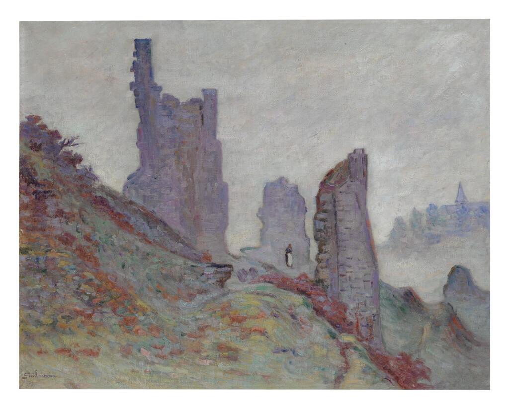 View full screen - View 1 of Lot 8. ARMAND GUILLAUMIN | LES RUINES DU CHÂTEAU DE CROZANT.