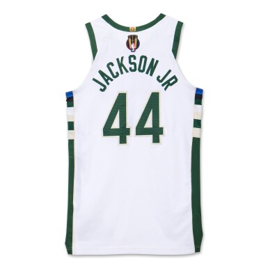 View full screen - View 1 of Lot 36. Andre Jackson Jr. Milwaukee Bucks 2023-2024 In-Season Tournament Game Worn City Edition Jersey .
