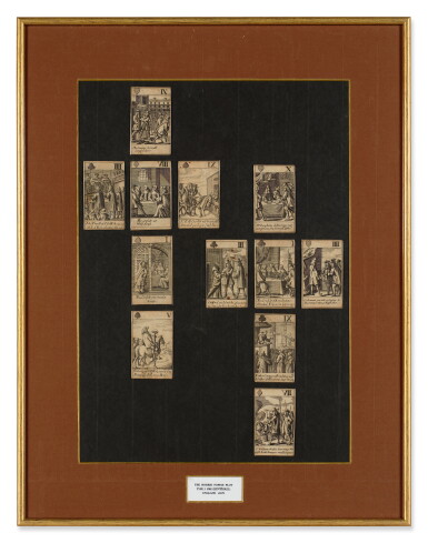 View full screen - View 1 of Lot 364. Playing Cards — "The Horrid Popish Plot" .