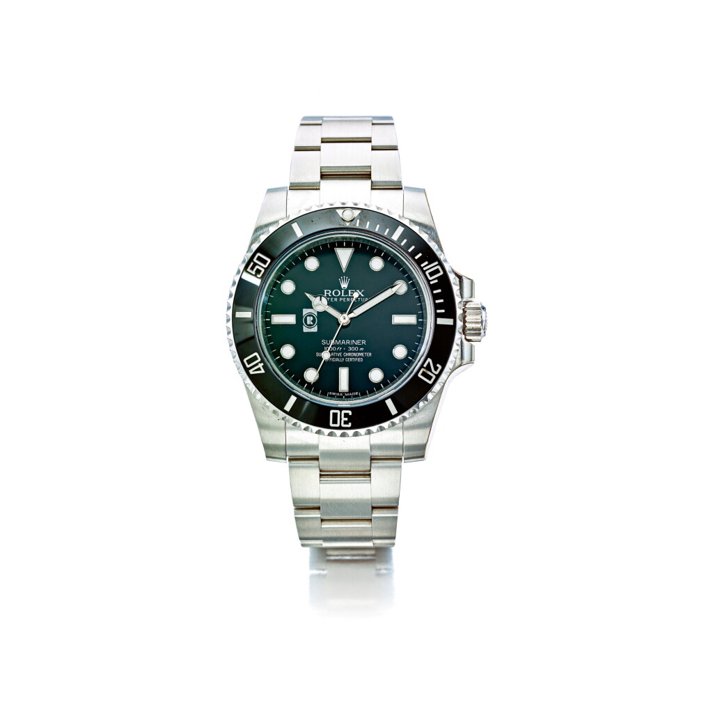 View full screen - View 1 of Lot 1072. ROLEX | REF 114060 SUBMARINER 'ROMAC INDUSTRIES, INC.', A STAINLESS STEEL AUTOMATIC CENTER SECONDS WRISTWATCH WITH BRACELET, CIRCA 2016 | 勞力士 |114060型號「SUBMARINER 'ROMAC INDUSTRIES, INC.'」精鋼自動上鏈鍊帶腕錶,年份約2016.