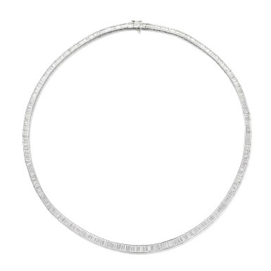 View full screen - View 1 of Lot 535. Diamond Necklace | 鑽石 項鏈.
