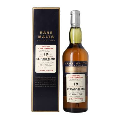 View full screen - View 1 of Lot 5253. St Magdalene Rare Malts 19 Year Old 63.8 abv 1979 (1 BT70).