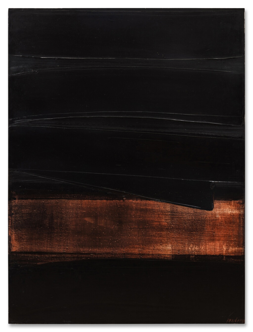 View full screen - View 1 of Lot 18. Peinture 130 x 97 cm, 11 septembre 1981.
