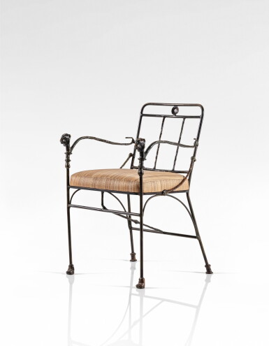 View full screen - View 1 of Lot 94. Têtes de Lionnes, second version armchair, special commission.