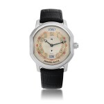 DANIEL ROTH | METROPOLITAN 24 CITIES, REF 857.ST STAINLESS STEEL WORLD-TIME WRISTWATCH WITH 24-HOUR INDICATION CIRCA 2005
