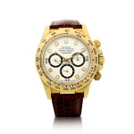 ROLEX | REFERENCE 16518 'ZENITH' DAYTONA A YELLOW GOLD AND WHITE DIAMOND-SET AUTOMATIC CHRONOGRAPH WRISTWATCH, CIRCA 1990