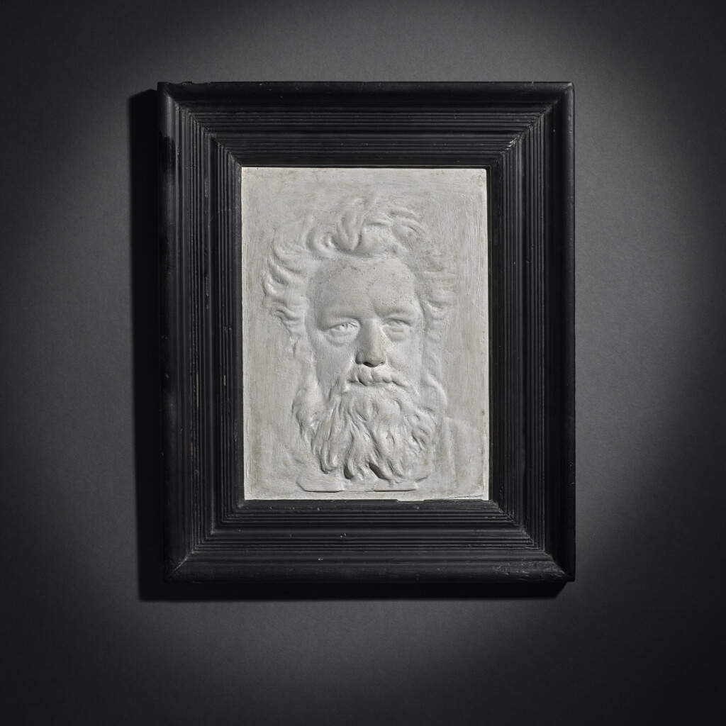 View full screen - View 1 of Lot 44. Relief Portrait of William Morris.
