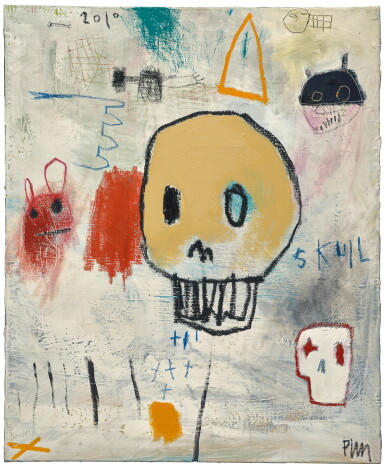 View full screen - View 1 of Lot 395. Skull (Wall Series).