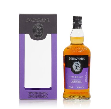 View full screen - View 1 of Lot 395. Springbank 18 Year Old 46.0 abv NV (1 BT75).