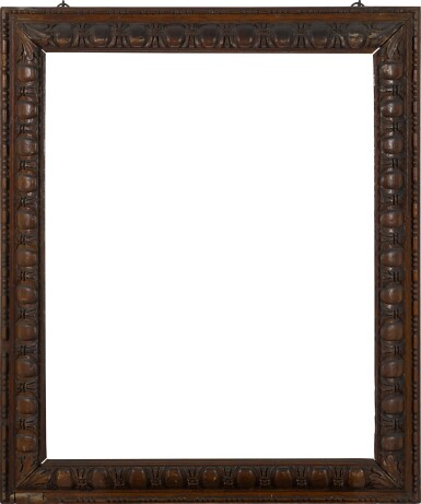 View full screen - View 1 of Lot 134. A 17th century Italian Baroque carved walnut frame.
