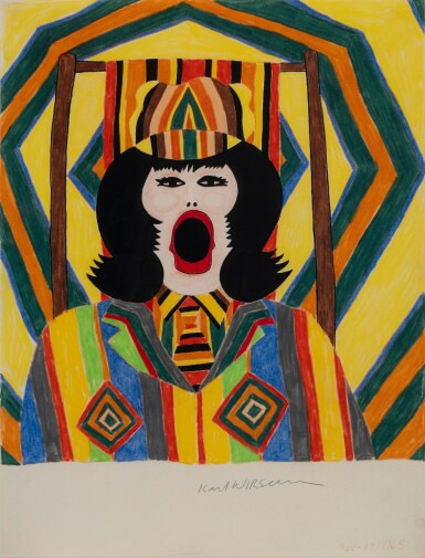 View full screen - View 1 of Lot 85. Yawning Awning Girl.