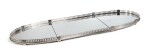 A French Silver Three-Part Neoclassical Mirrored Plateau, A. Aucoc, Paris, Circa 1900