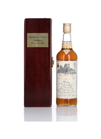 View full screen - View 1 of Lot 55. Knappogue Castle Irish Whiskey 36 Year Old 40.0 abv 1951 (1 BT 70cl).