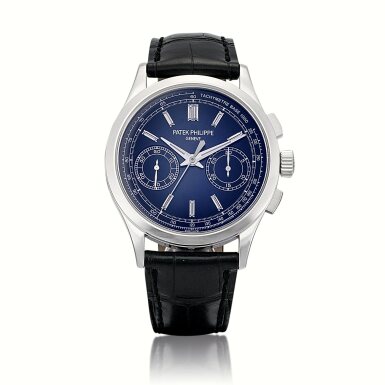 View full screen - View 1 of Lot 2223. Reference 5170 | A platinum and diamond-set chronograph wristwatch, Circa 2019 | 百達翡麗 | 型號5170 | 鉑金鑲鑽石計時腕錶,約2019年製.