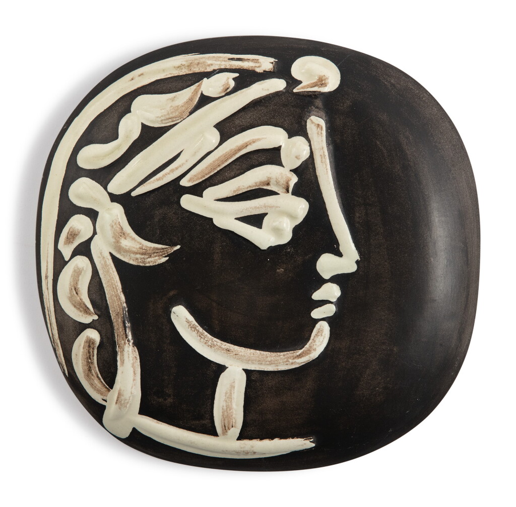 View full screen - View 1 of Lot 40. Profil de Jacqueline (A. R. 385).