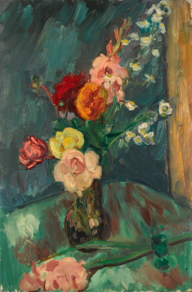 View full screen - View 1 of Lot 157. Roses Out of Doors.