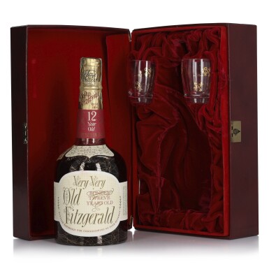 View full screen - View 1 of Lot 157. Very Very Old Fitzgerald 12 Year Old 100 Proof 1951 (1 Bottle 4/5 Quart).