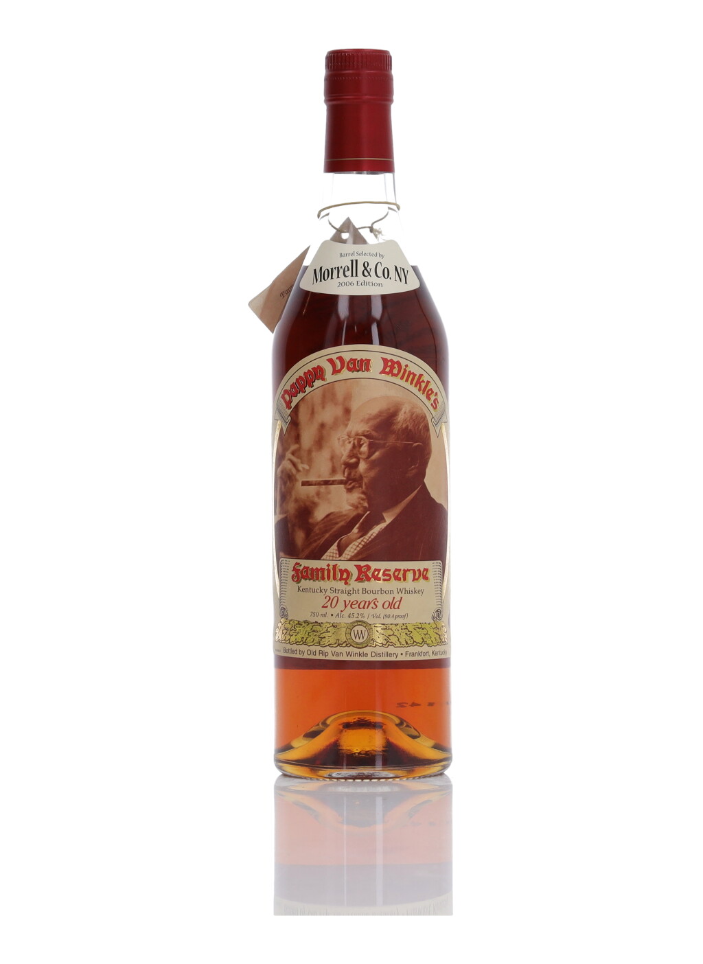 View full screen - View 1 of Lot 1178. Pappy Van Winkle's 20 Year Old Family Reserve Single Barrel "Morrell & Co." 90.4 Proof NV (1 Bottle 75cl).
