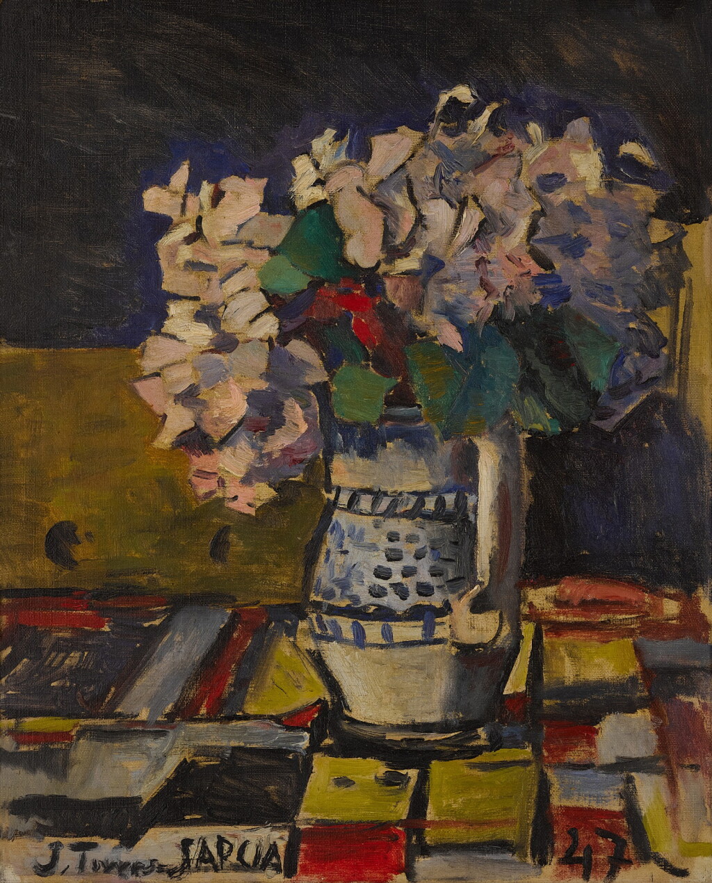 View full screen - View 1 of Lot 458. Still Life with Flowers.