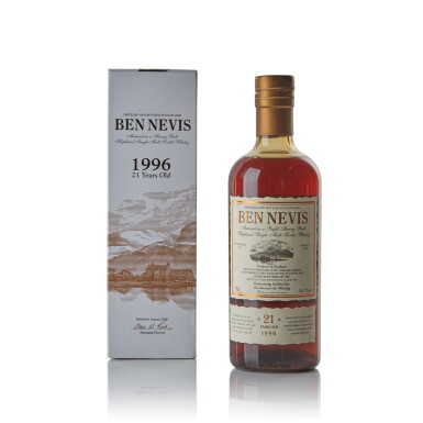View full screen - View 1 of Lot 169. Ben Nevis 21 Year Old LMDW 54.1 abv 1996 .