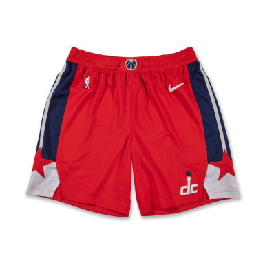 View full screen - View 1 of Lot 160. Alexandre Sarr Game Issued ‘Skills Challenge’ Shorts | Probable Wear.