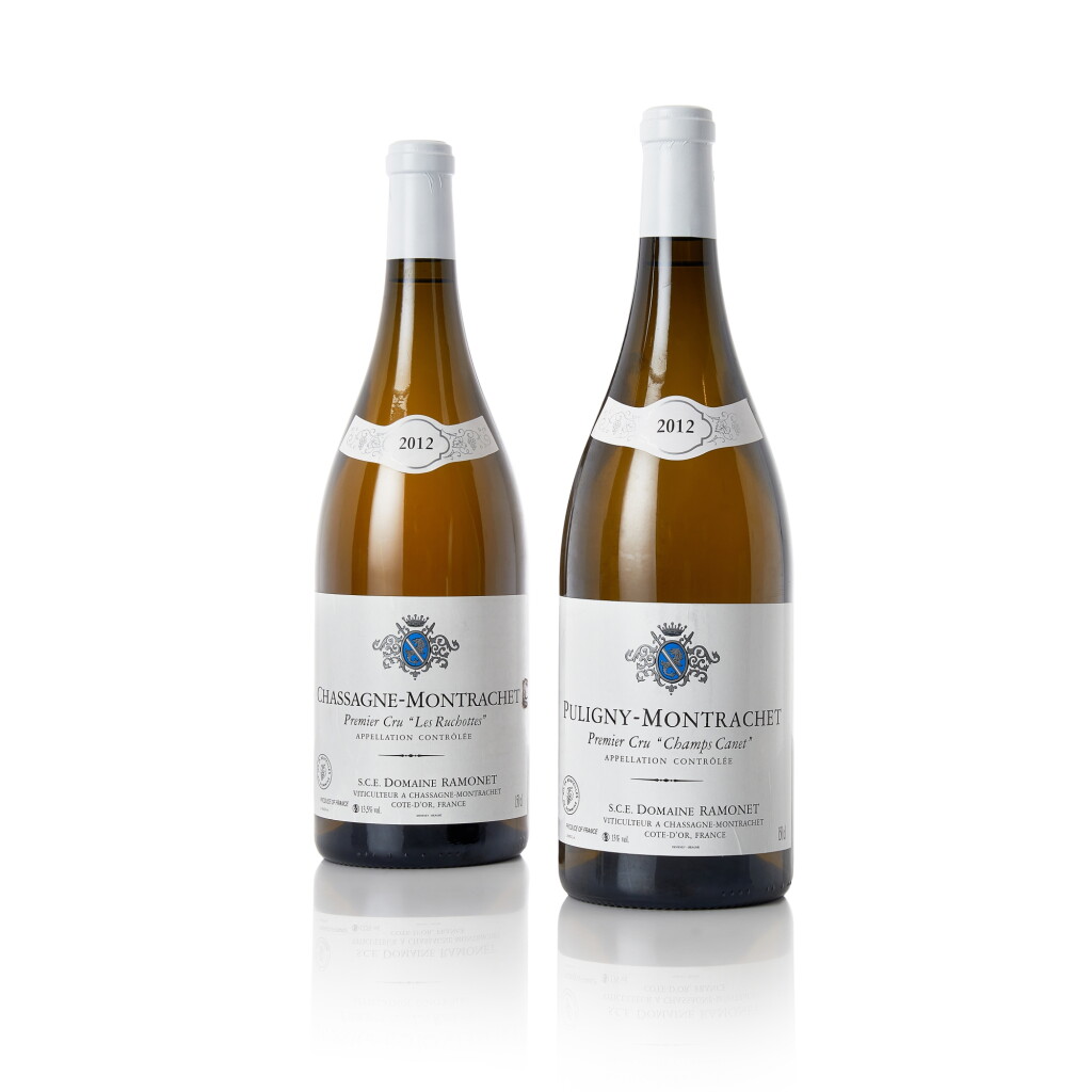 View full screen - View 1 of Lot 469. Puligny Montrachet, Champ Canet 2012 Domaine Ramonet (2 MAG).