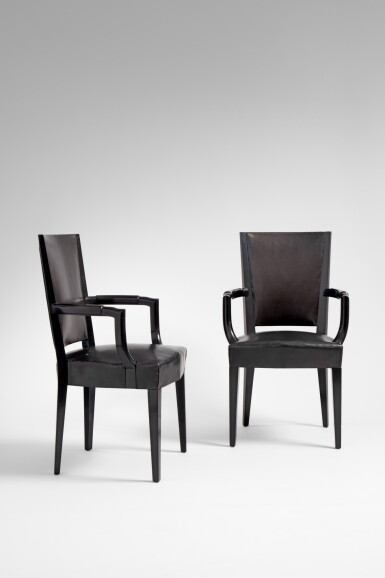 View full screen - View 1 of Lot 76. Pair of Armchairs.