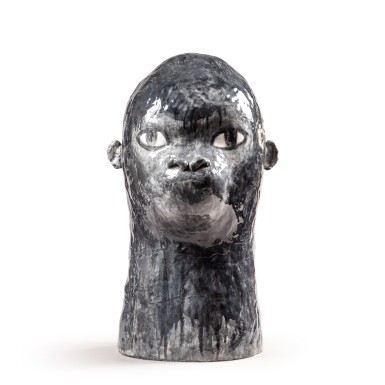 View full screen - View 1 of Lot 75. Unique Buste Gorille | Bust Gorille, pièce unique.