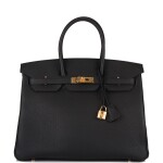 Hermès Black Togo Birkin 35cm Gold Hardware