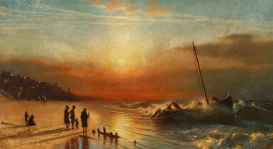 View full screen - View 1 of Lot 58. Beach at Jaffa.