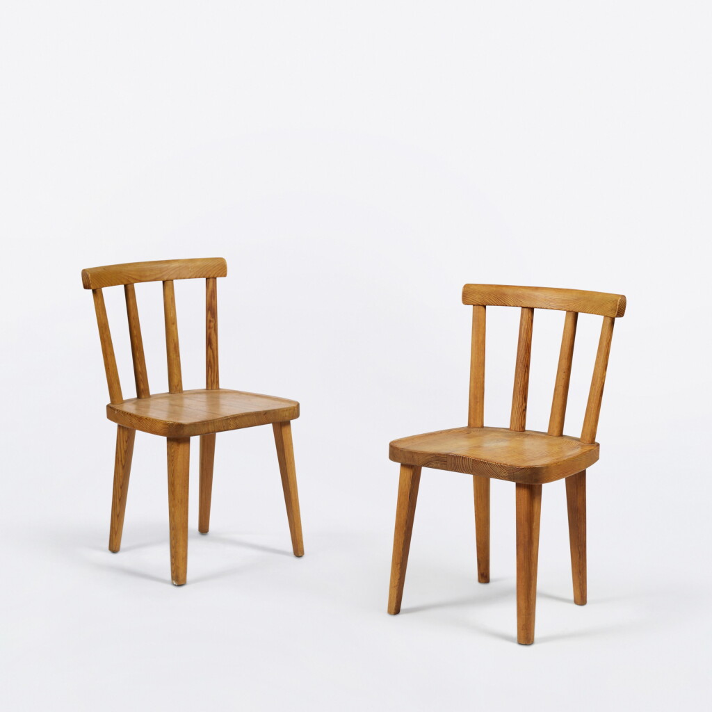 View full screen - View 1 of Lot 57. Pair of "Utö" Chairs.