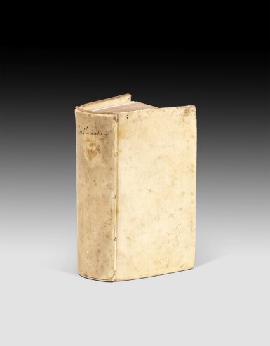 View full screen - View 1 of Lot 13. Symbolorum et Emblematum... Mayence,1677. In-12. Vélin. Charmant livre d'emblèmes..